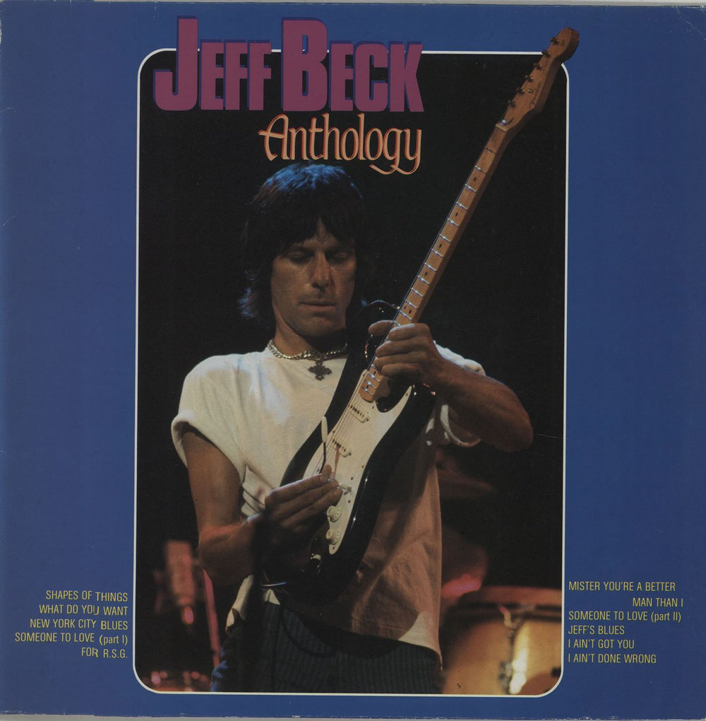 Jeff Beck Anthology Dutch vinyl LP album (LP record) MA014185