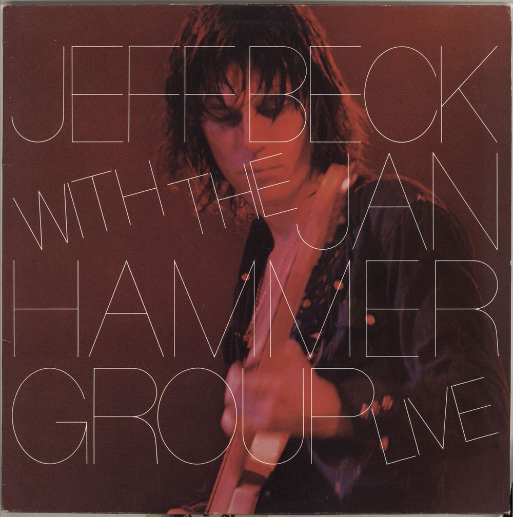 Jeff Beck Live UK vinyl LP album (LP record) EPC32297