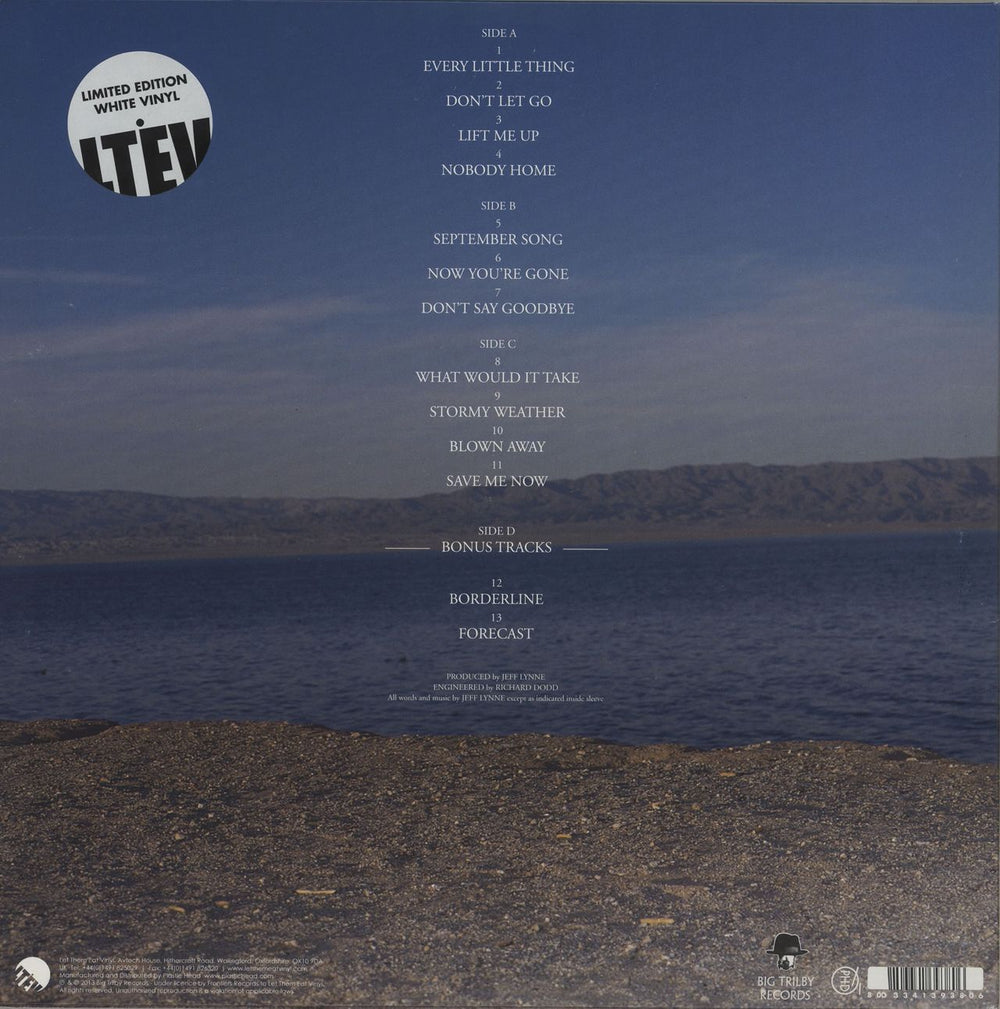 Jeff Lynne Armchair Theatre UK 2-LP vinyl record set (Double LP Album) 803341393806