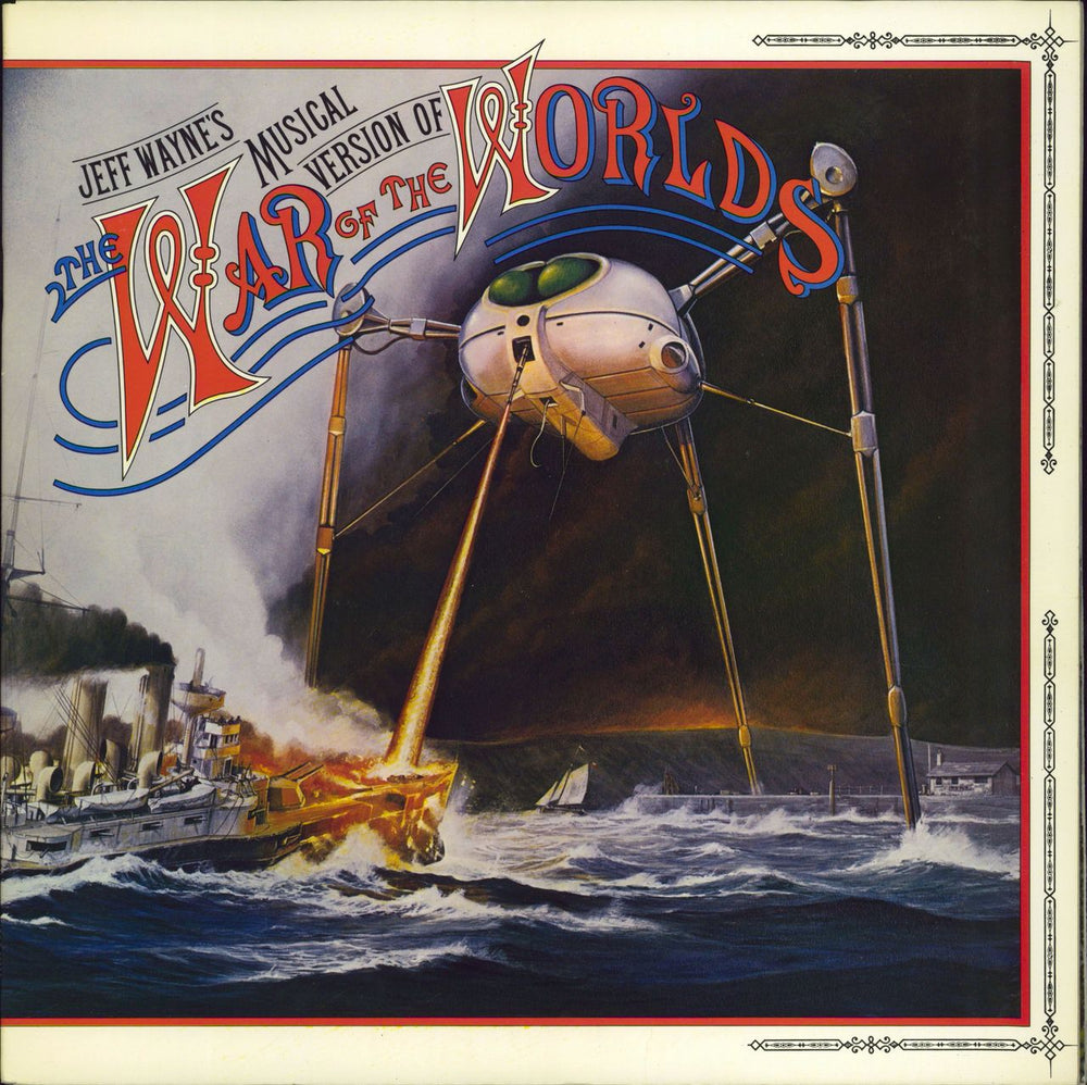 Jeff Wayne The War Of The Worlds - 1st UK 2-LP vinyl record set (Double LP Album) 96000