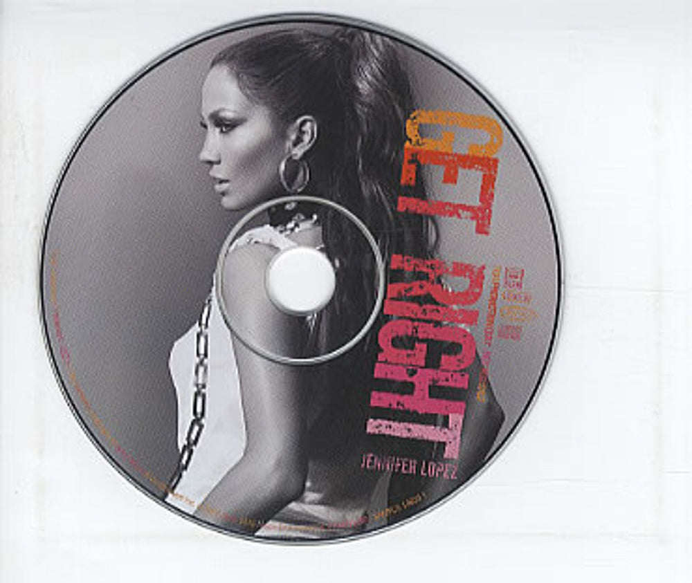 Jennifer Lopez Get Right UK Promo CD single (CD5 / 5") LPZC5GE317362