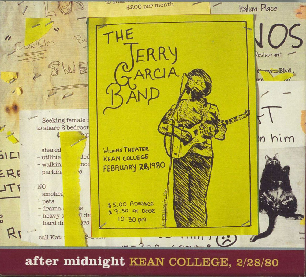 Jerry Garcia After Midnight: Kean College 28/02/80 + Bonus Disc US 3-CD album set (Triple CD) R276536