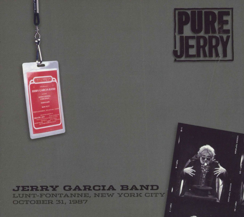 Jerry Garcia Pure Jerry: Lunt-Fontanne, New York City, October 31, 1987 US 4-CD album set JGCD-0002