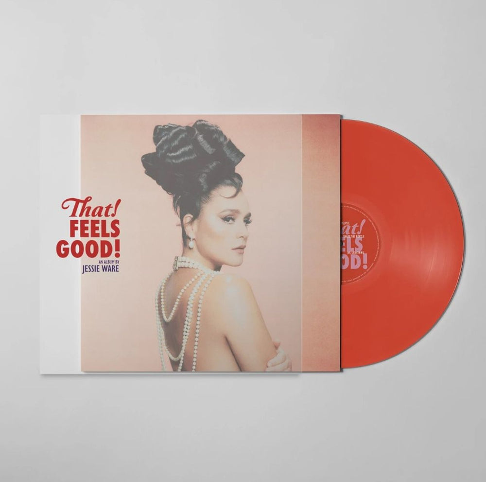 Jessie Ware That! Feels Good! - Red Vinyl - Sealed UK vinyl LP album (LP record) EMIVX2092