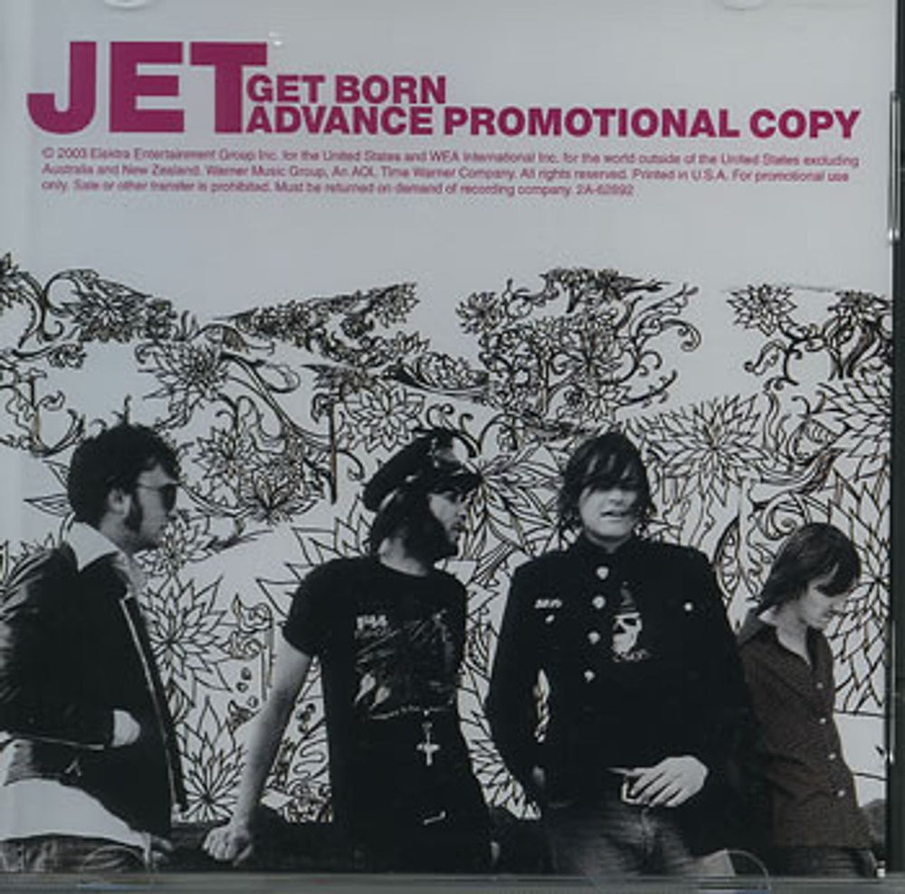 Jet Get Born + Picture Sleeve US Promo CD album (CDLP) 2-A-62892