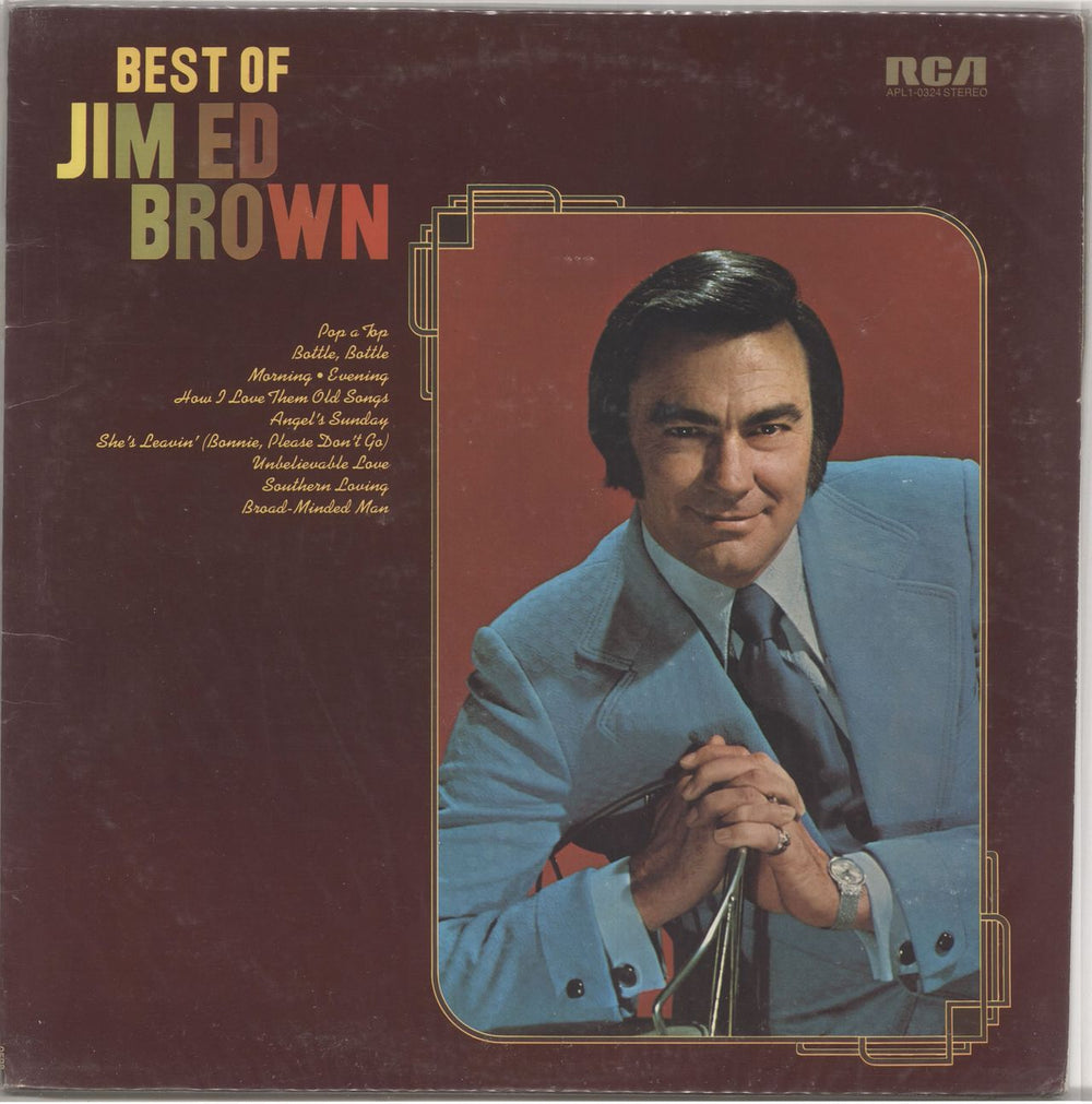 Jim Ed Brown Best Of Jim Ed Brown US vinyl LP album (LP record) APL1-0324