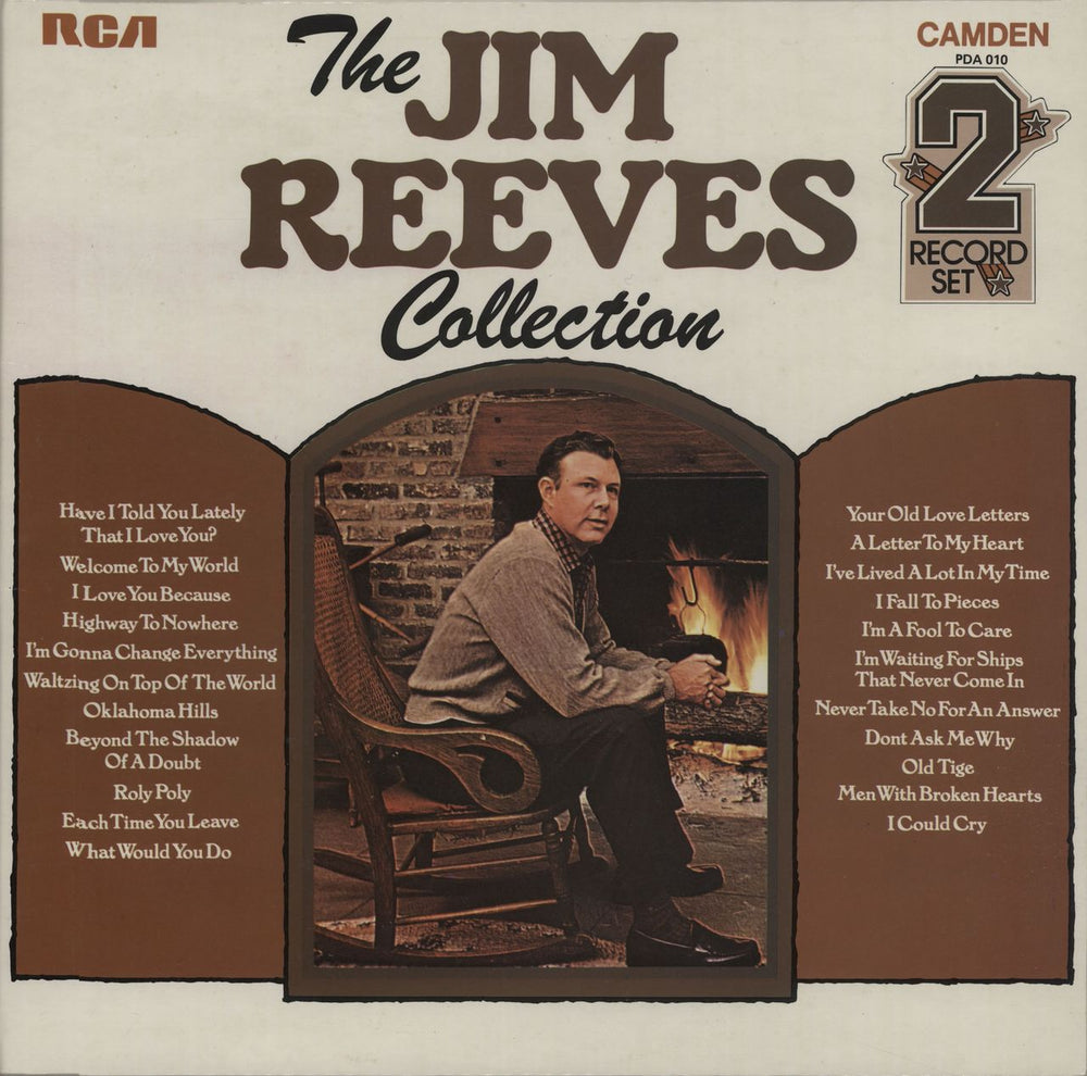 Jim Reeves The Jim Reeves Collection UK 2-LP vinyl record set (Double LP Album) PDA010