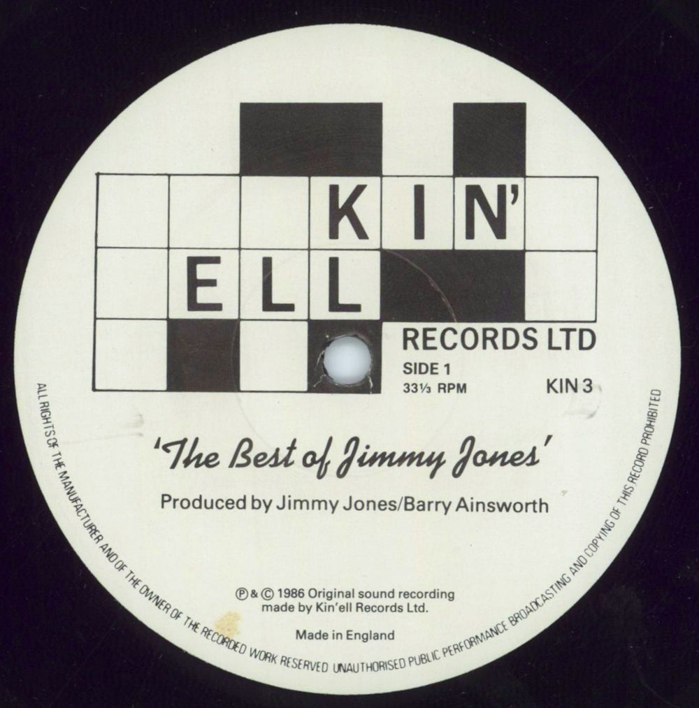 Jimmy Jones (Comedian) The Best Of Jimmy Jones UK vinyl LP album (LP record) J65LPTH816582