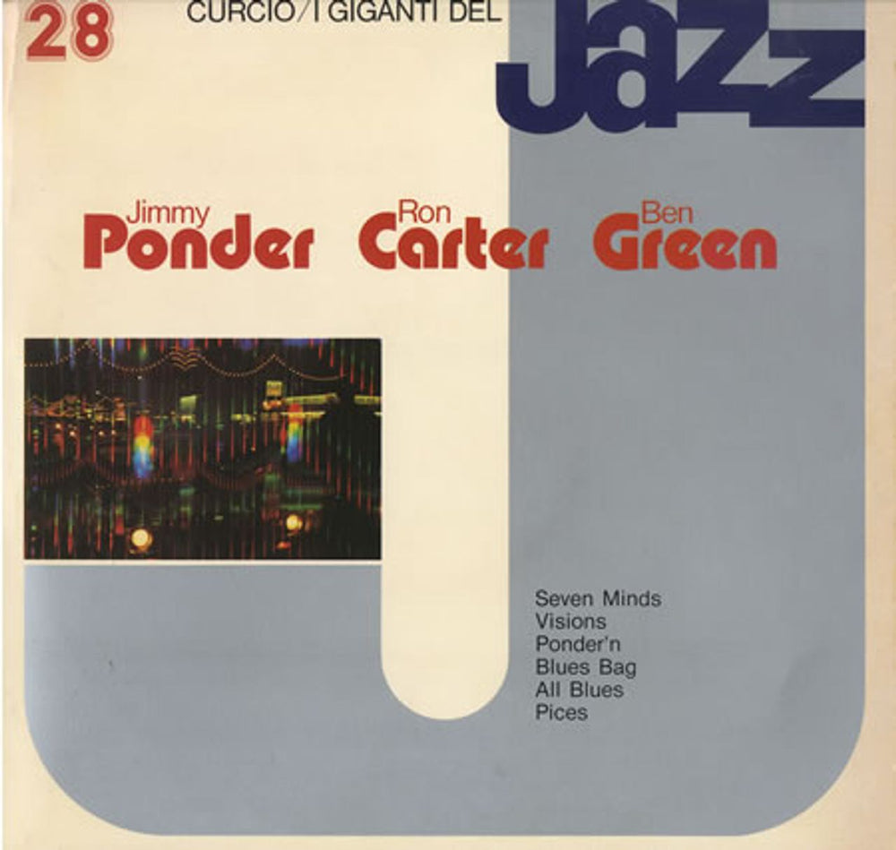 Jimmy Ponder I Giganti Del Jazz #28 Italian vinyl LP album (LP record) GJ-28