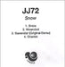 JJ72 Snow UK Promo CD-R acetate CD-R ACETATE