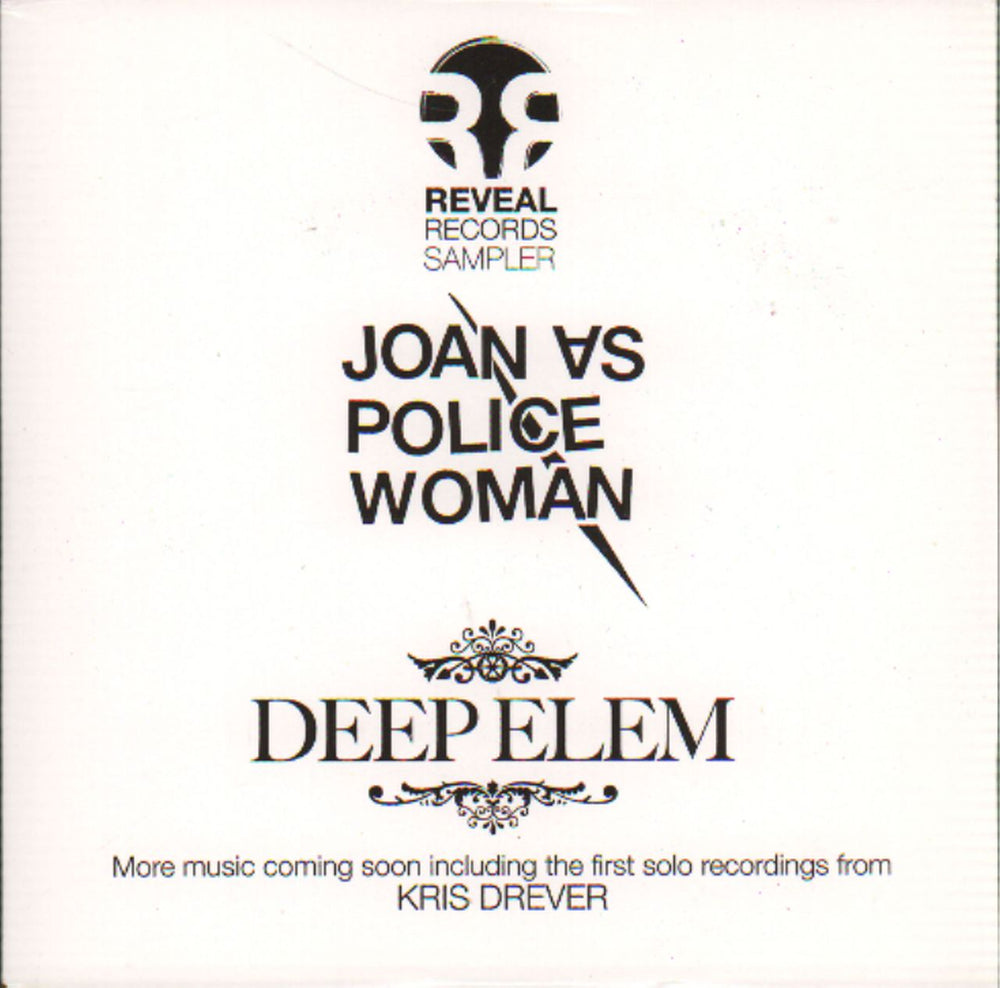 Joan As Police Woman Reveal Records Sampler UK Promo CD single (CD5 / 5") REVEALPA