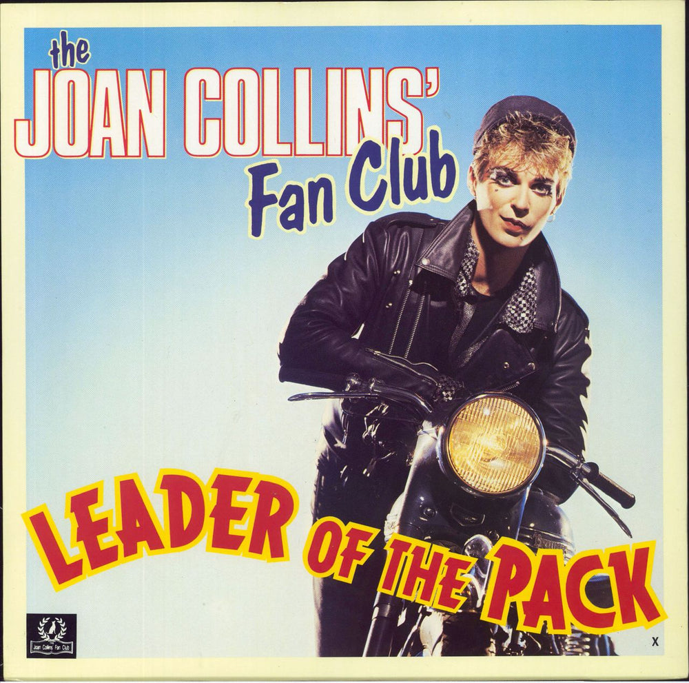 Joan Collins' Fan Club Leader Of The Pack UK 12" vinyl single (12 inch record / Maxi-single) TENX227