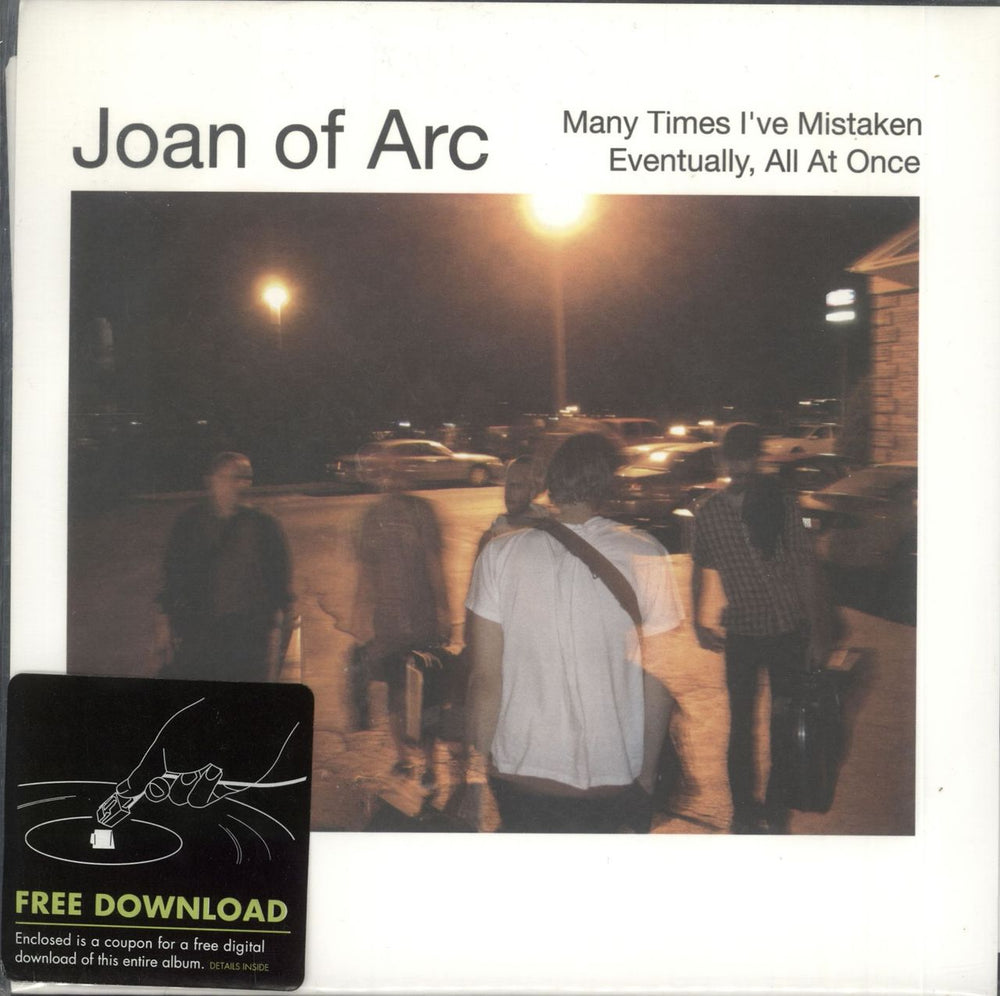 Joan of Arc Many Times I've Mistaken - White Vinyl US 7" vinyl single (7 inch record / 45) PRC-137-7