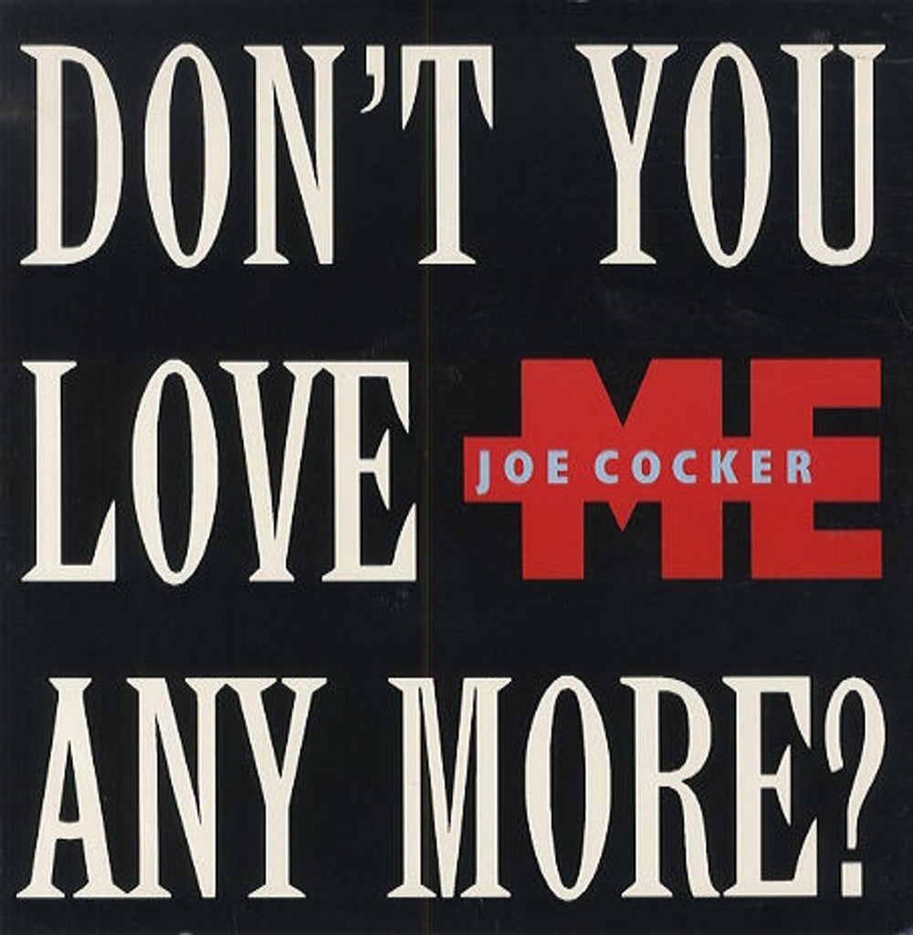 Joe Cocker Don't You Love Me Anymore ? UK 12" vinyl single (12 inch record / Maxi-single) 12CL493