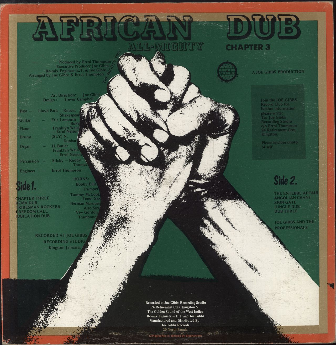 Joe Gibbs African Dub All-Mighty - Chapter 3 - VG Jamaican Vinyl