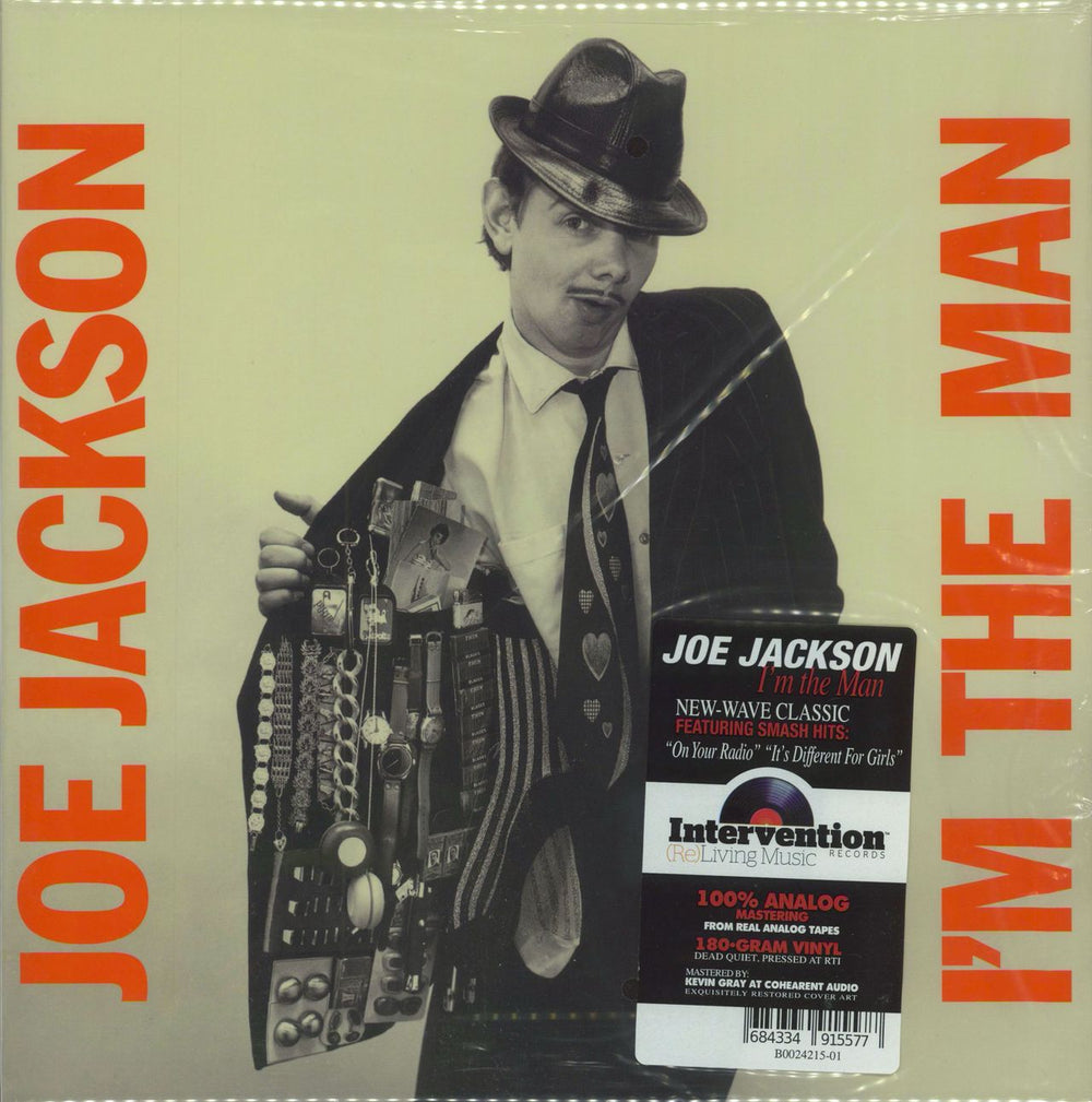 Joe Jackson I'm The Man - 180gm US vinyl LP album (LP record) IR-004