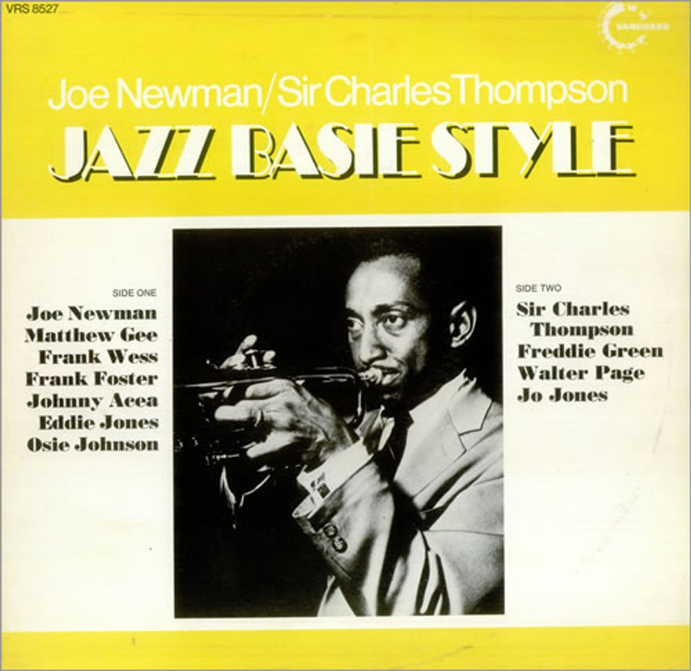 Joe Newman Jazz Basie Style UK vinyl LP album (LP record) VRS8527