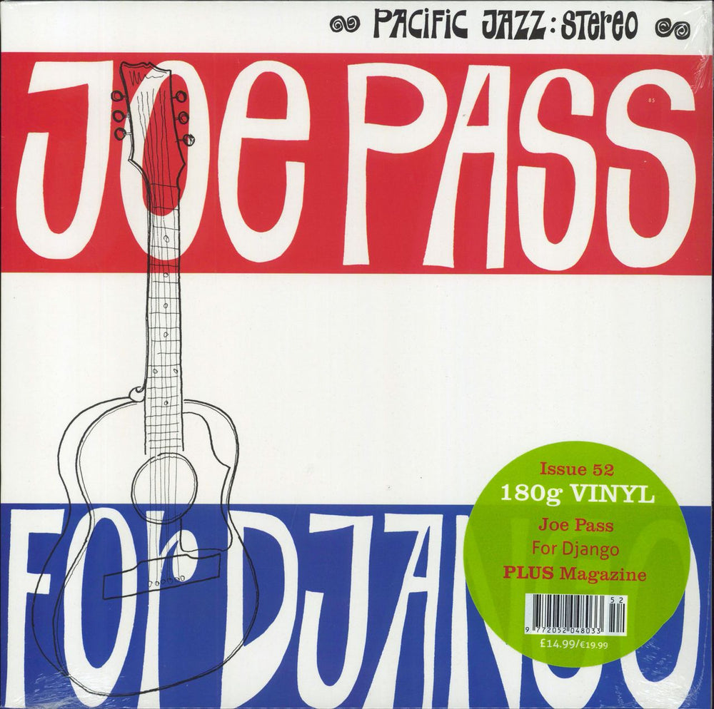 Joe Pass For Django - 180gm Vinyl - Sealed + Booklet UK vinyl LP album (LP record) 85