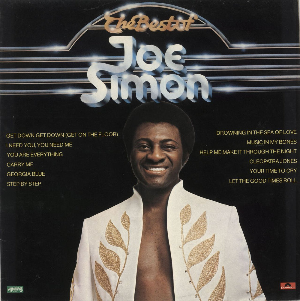 Joe Simon The Best Of UK vinyl LP album (LP record) 2391311