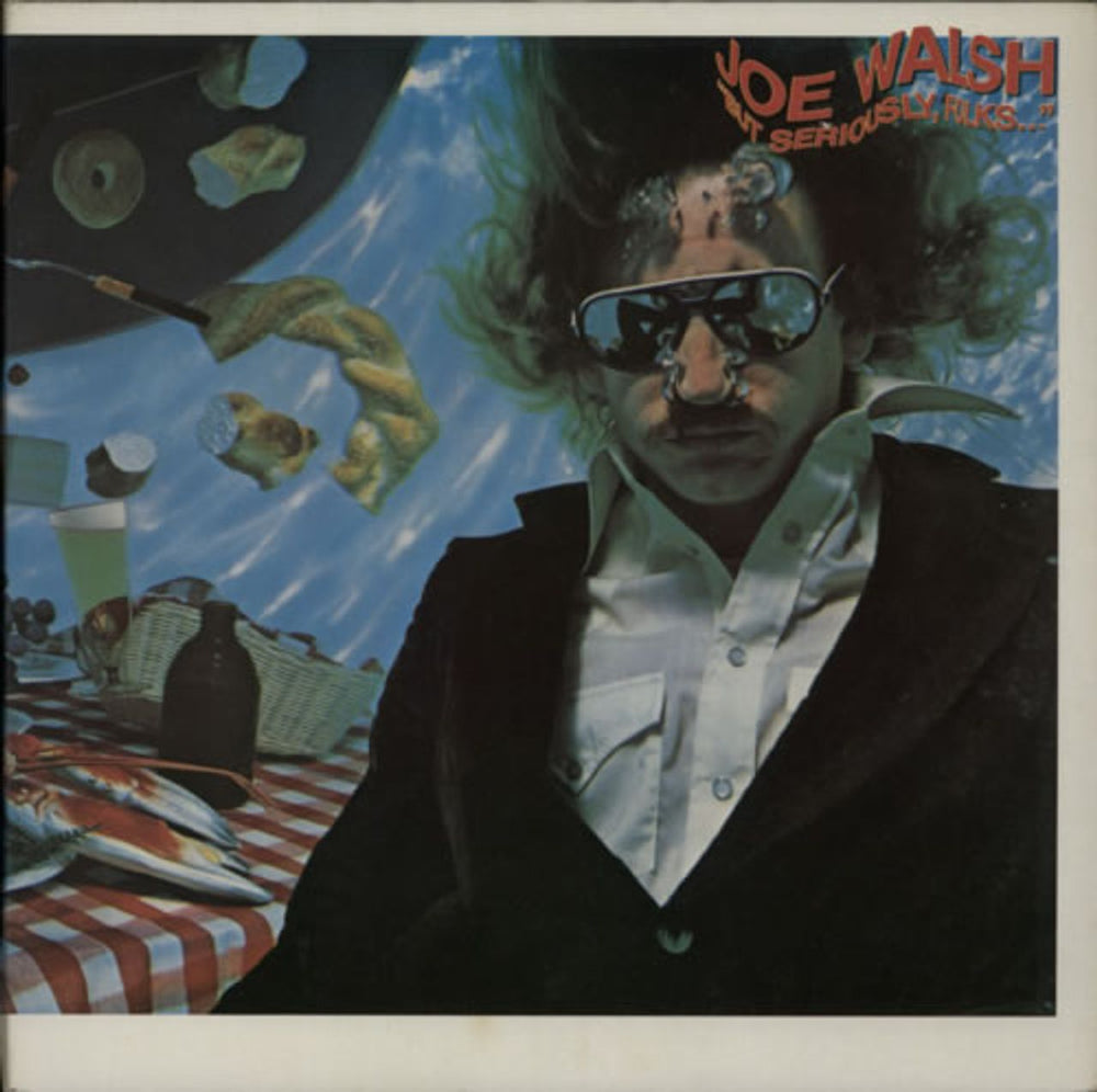 Joe Walsh But Seriously, Folks ... + inner UK vinyl LP album (LP record) K53081