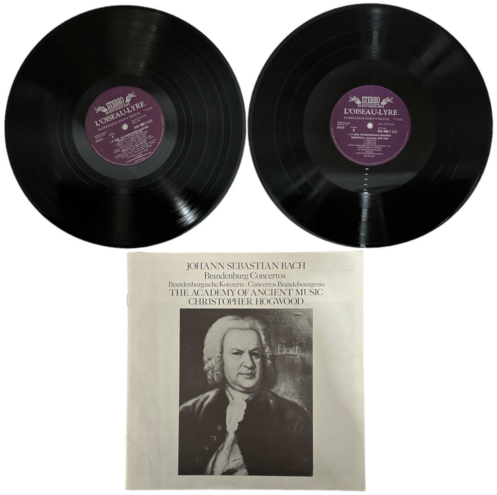 Johann Sebastian Bach Brandenburg Concertos UK 2-LP vinyl record set (Double LP Album) JHH2LBR826829