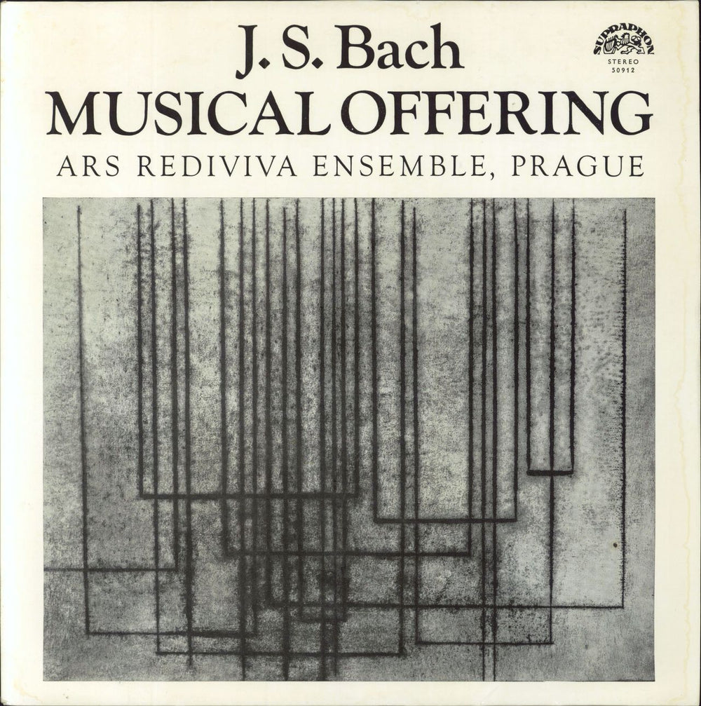 Johann Sebastian Bach Musical Offering Czech vinyl LP album (LP record) 50912