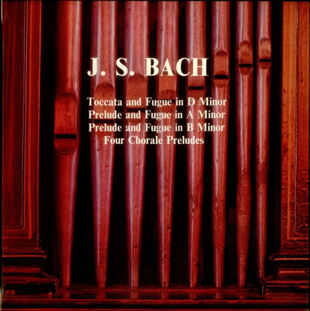 Johann Sebastian Bach Toccata & Fugue in D minor, Prelude & Fugue in A minor, etc UK vinyl LP album (LP record) T327