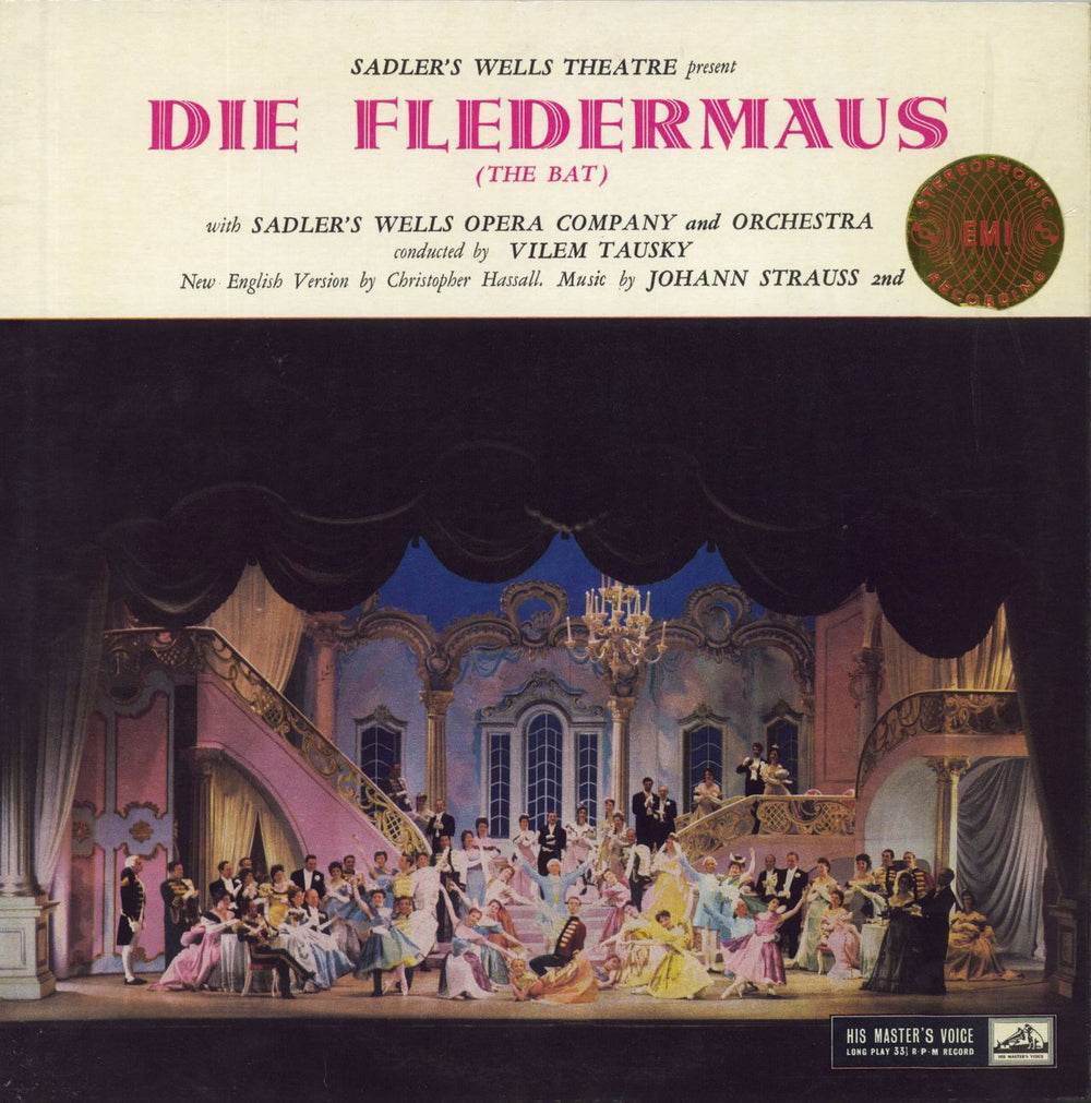 Johann Strauss II (1825-1899) Strauss: Die Fledermaus (The Bat) UK vinyl LP album (LP record) CSD1266