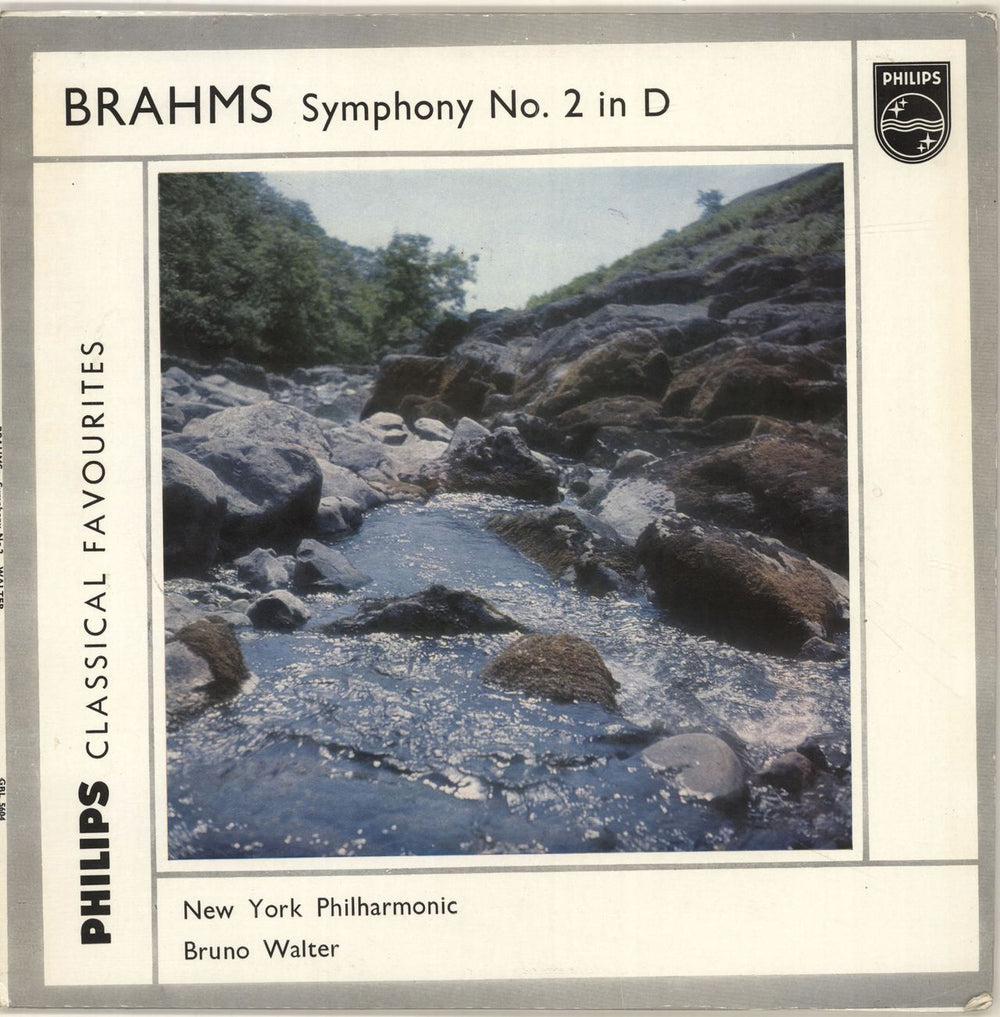 Johannes Brahms Symphony No. 2 in D, Op.73 UK vinyl LP album (LP record) GBL5604