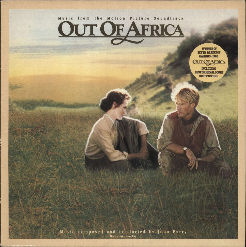 John Barry (Composer) Out Of Africa UK vinyl LP album (LP record) MCF3310