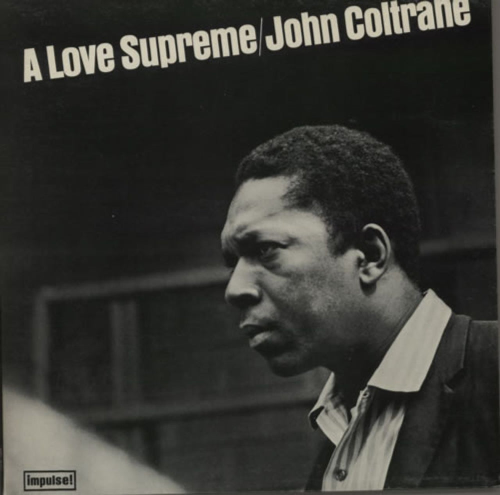 John Coltrane A Love Supreme UK vinyl LP album (LP record) IMPL8001