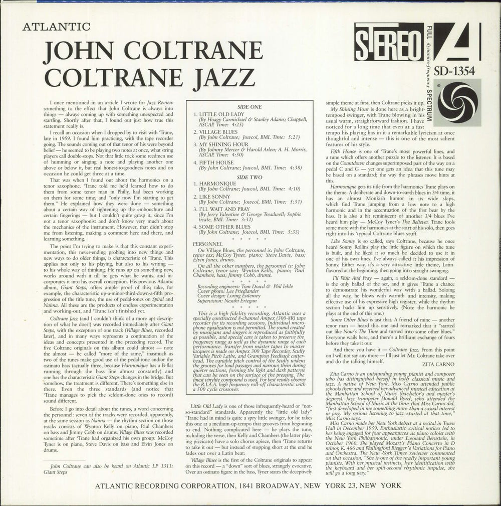 John Coltrane Coltrane Jazz - 180g - EX US vinyl LP album (LP record)
