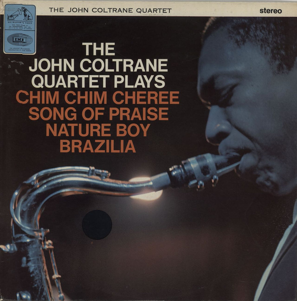 John Coltrane Plays UK vinyl LP album (LP record) CSD1619