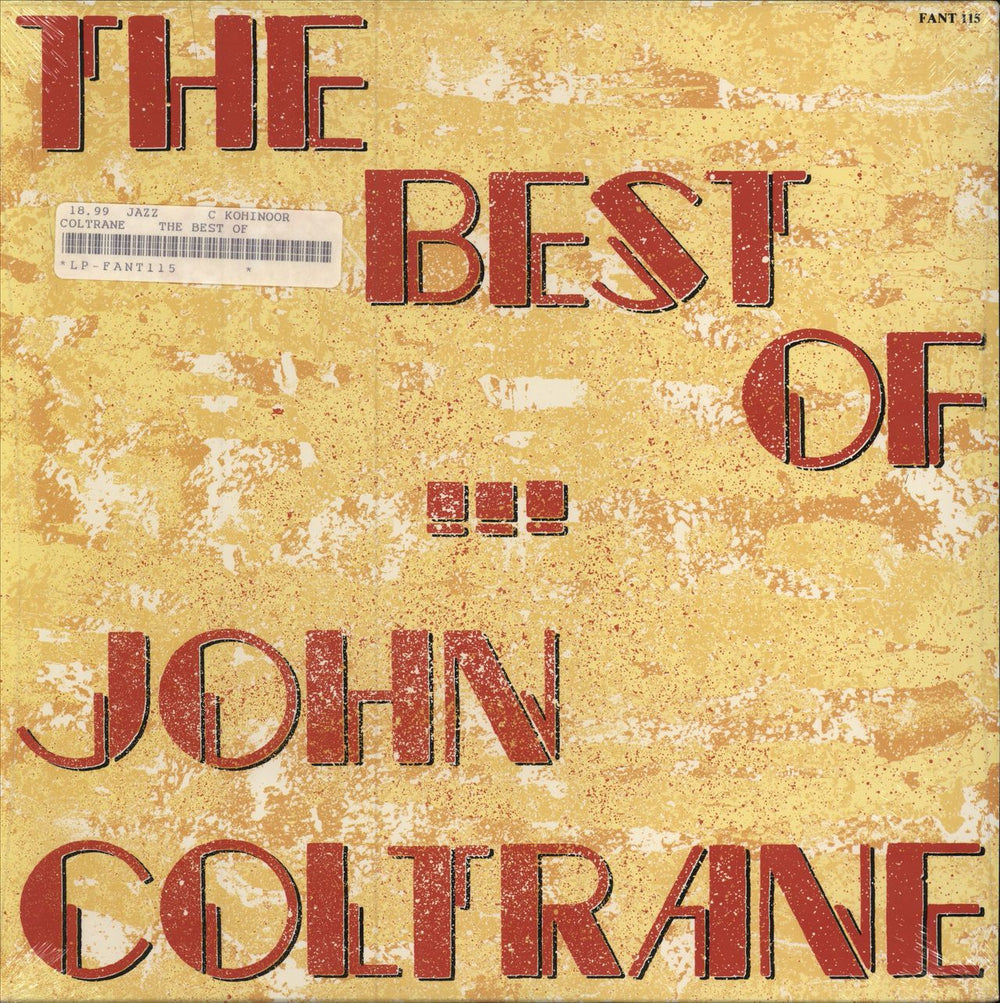 John Coltrane The Best Of... John Coltrane - Sealed South African vinyl LP album (LP record) FANT115