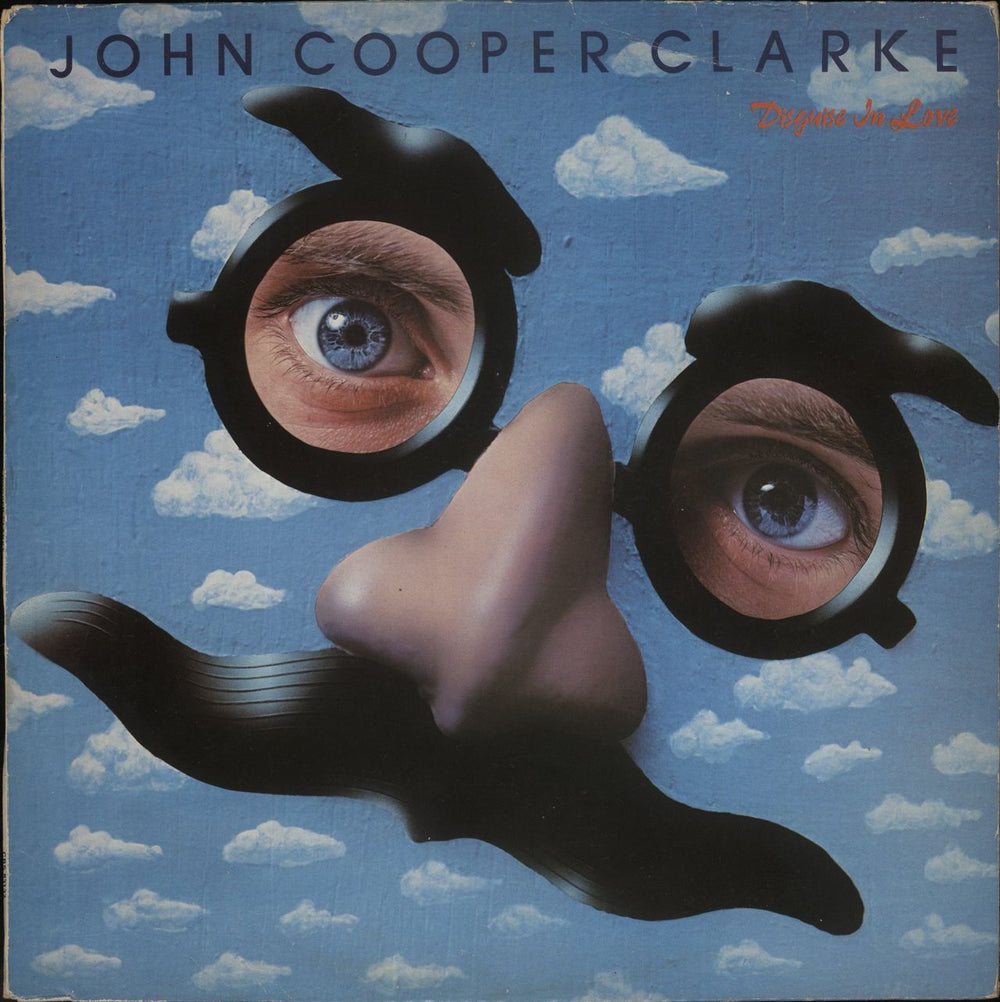 John Cooper Clarke Disguise In Love UK vinyl LP album (LP record) CBS83132