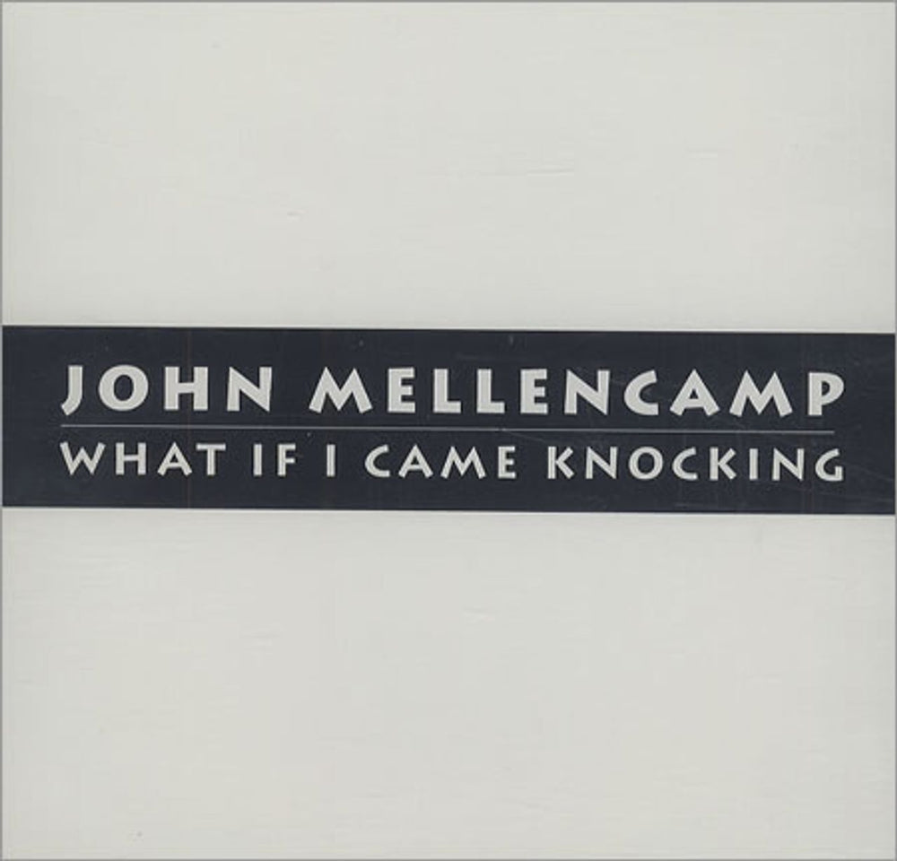 John Cougar Mellencamp What If I Came Knocking US Promo CD single (CD5 / 5") CDP965