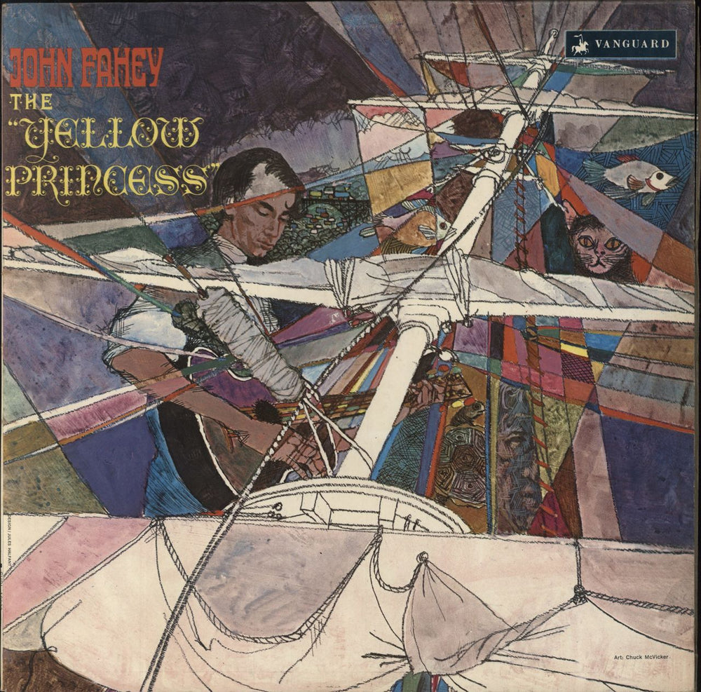 John Fahey The Yellow Princess UK vinyl LP album (LP record) SVRL19033