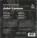 John Lennon Instant Karma! EP UK 7" vinyl single (7 inch record / 45) 5060331752547