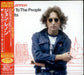 John Lennon Power To The People - The Hits Japanese 2-disc CD/DVD set TOCP-70910