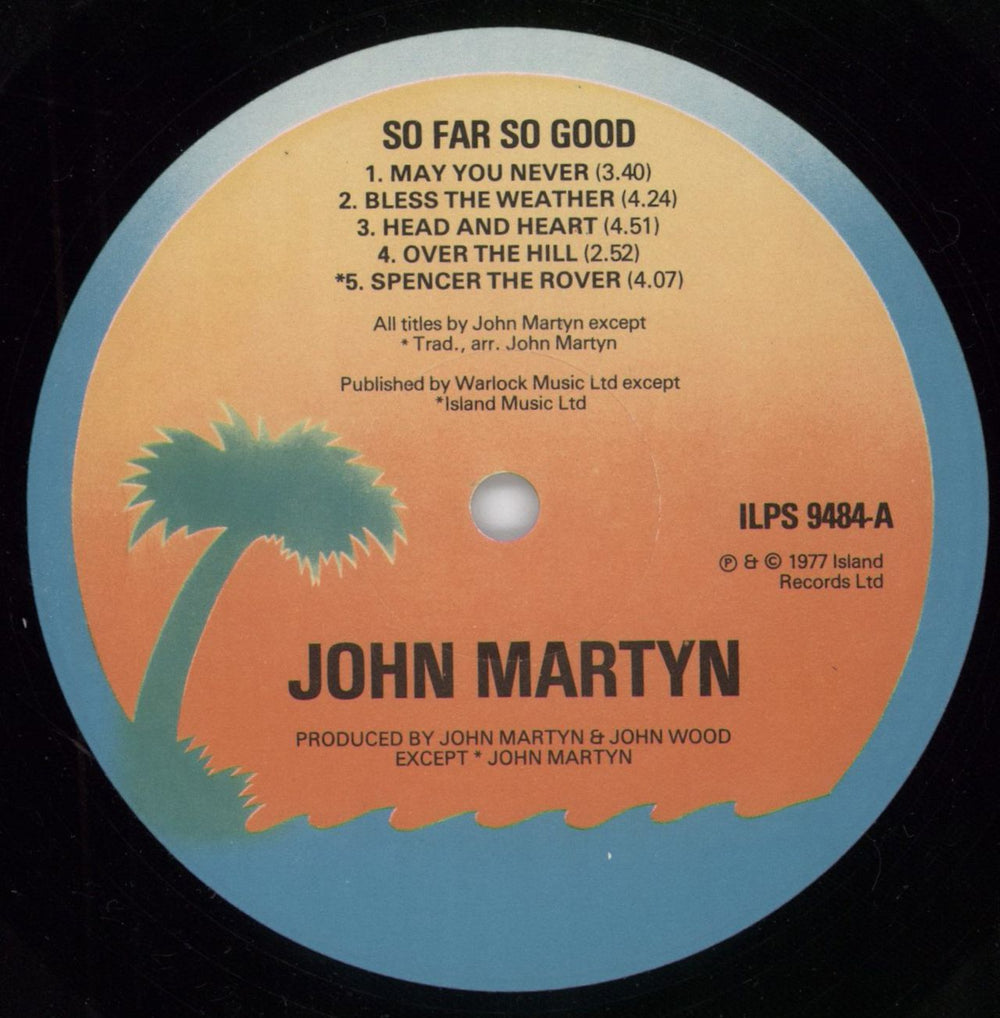 John Martyn So Far So Good - 1st UK vinyl LP album (LP record) JMYLPSO141733