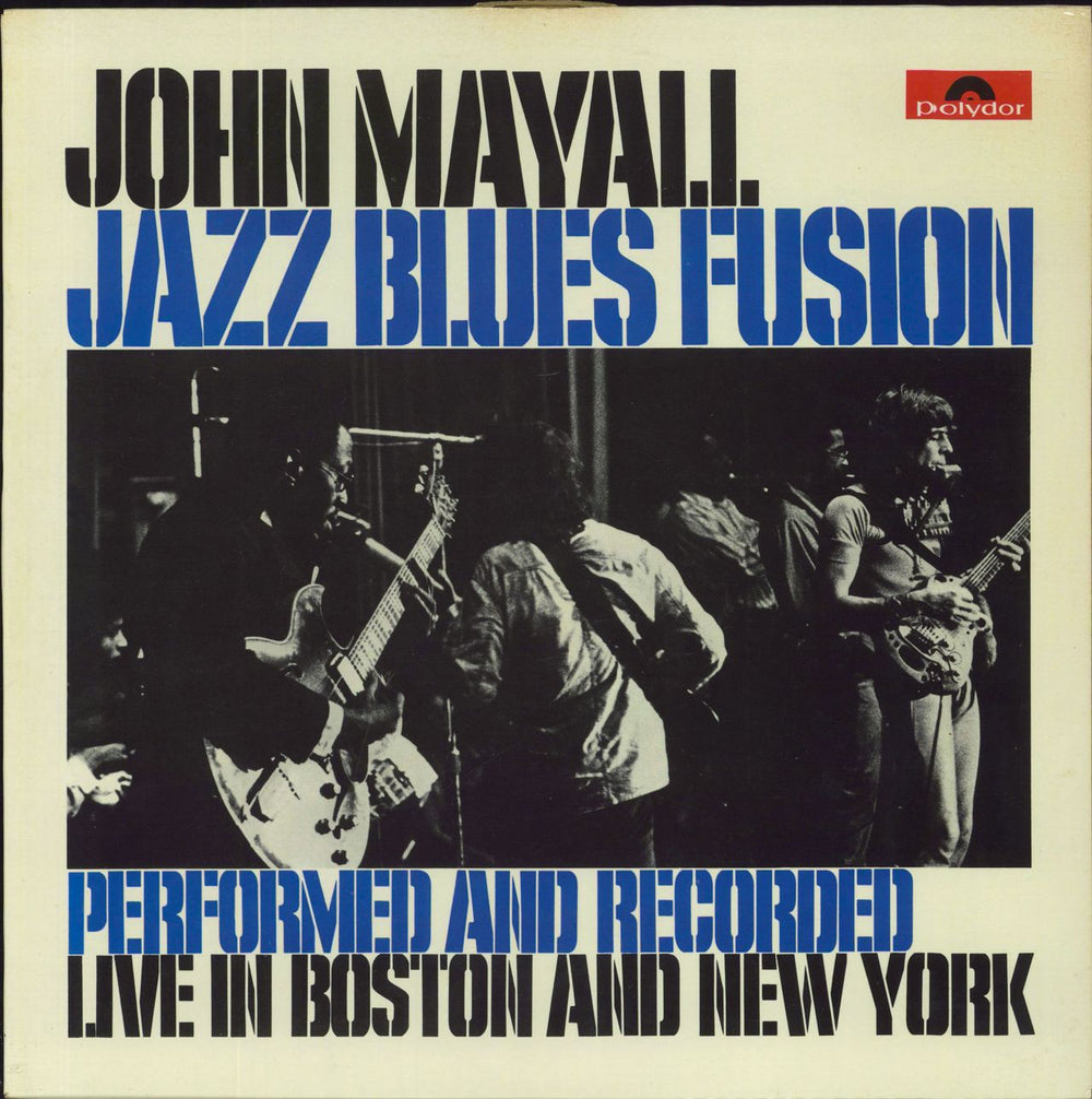 John Mayall Jazz Blues Fusion Italian vinyl LP album (LP record) 2425103