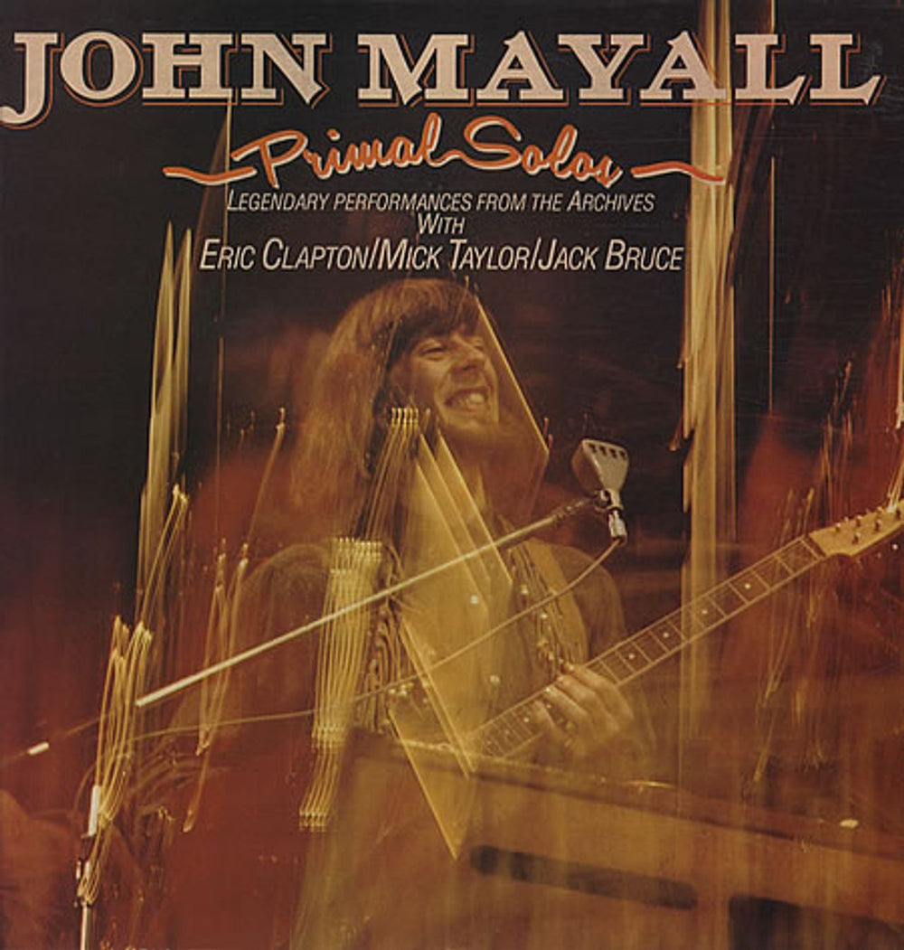 John Mayall Primal Solos UK vinyl LP album (LP record) TAB66