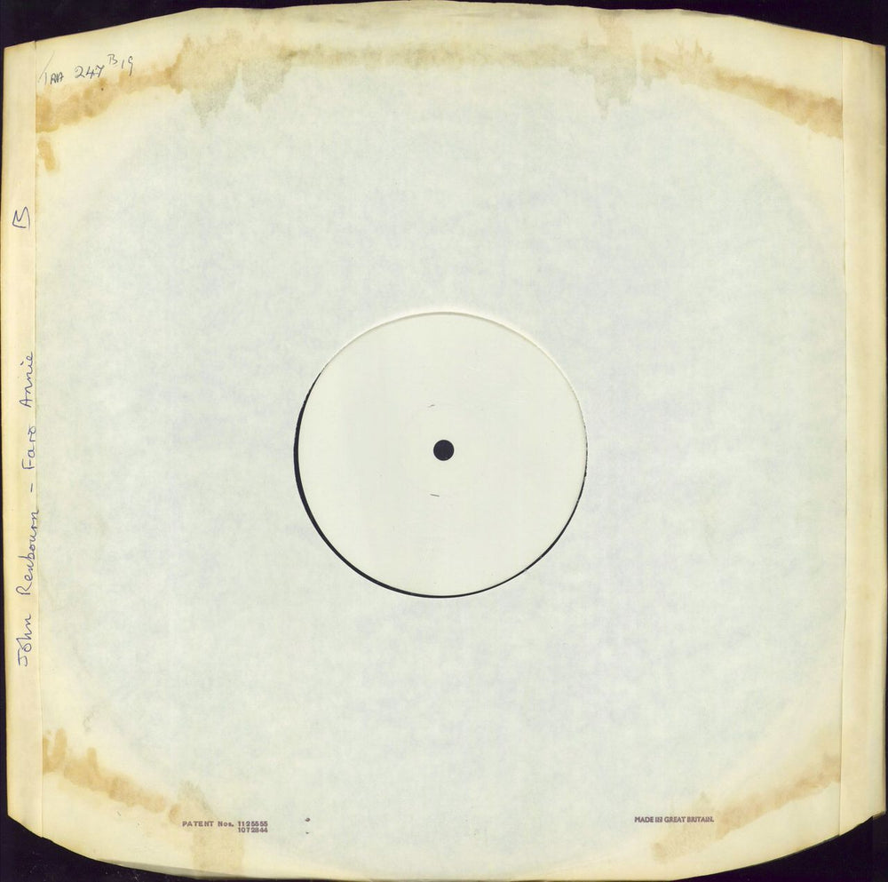 John Renbourn Faro Annie - 2 x LP Test Pressing UK vinyl LP album (LP record)