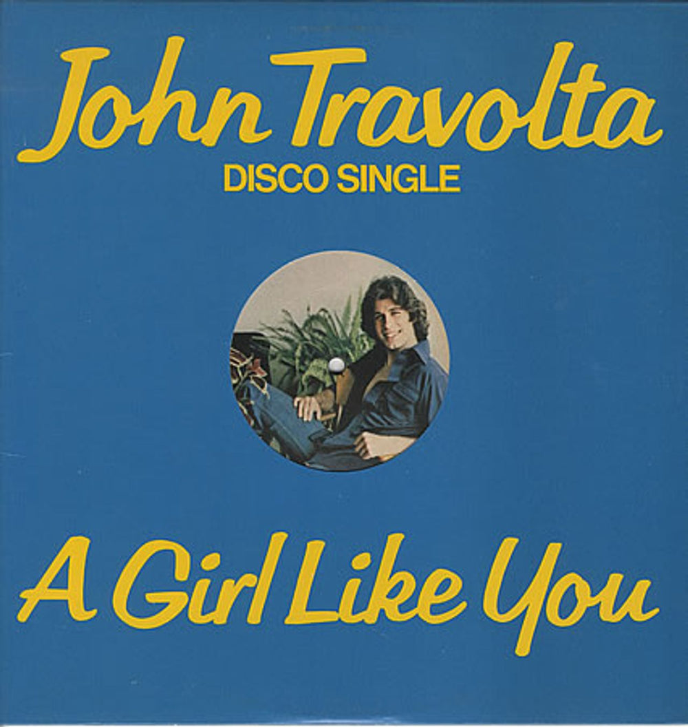 John Travolta A Girl Like You US Promo 12" vinyl single (12 inch record / Maxi-single) MD504