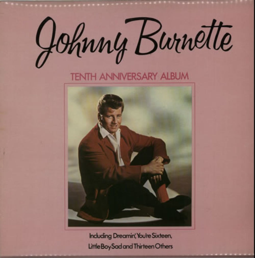 Johnny Burnette Tenth Anniversary Album UK vinyl LP album (LP record) SLS50413