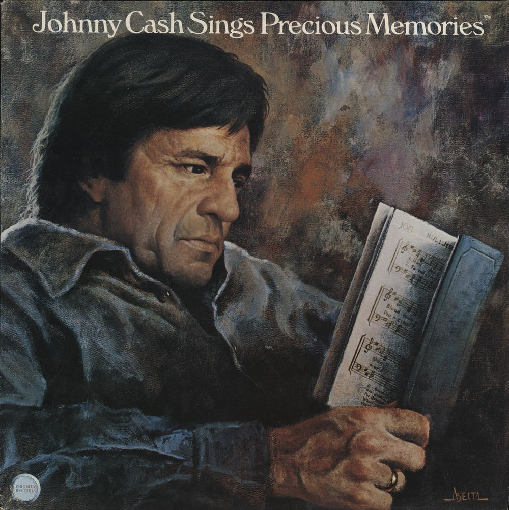Johnny Cash Johnny Cash Sings Precious Memories Dutch vinyl LP album (LP record) LSP15478