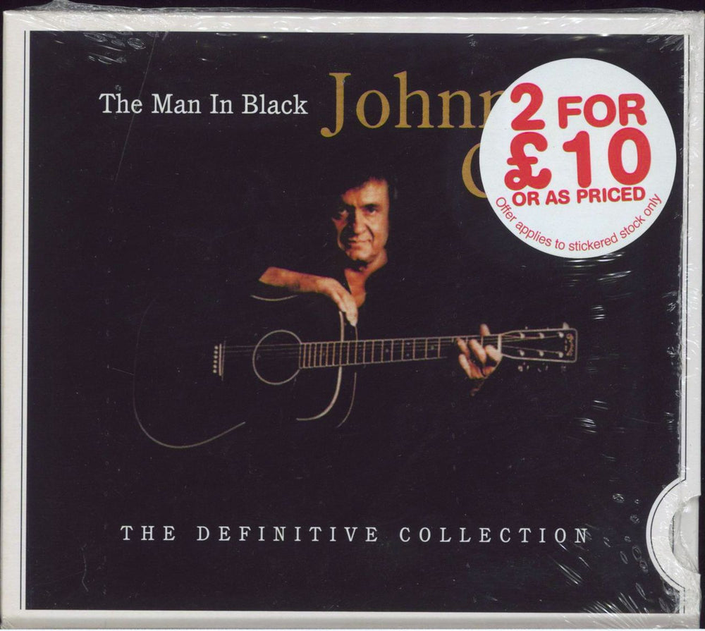 Johnny Cash The Man In Black: The Definitive Collection UK CD album (CDLP) 88697046542