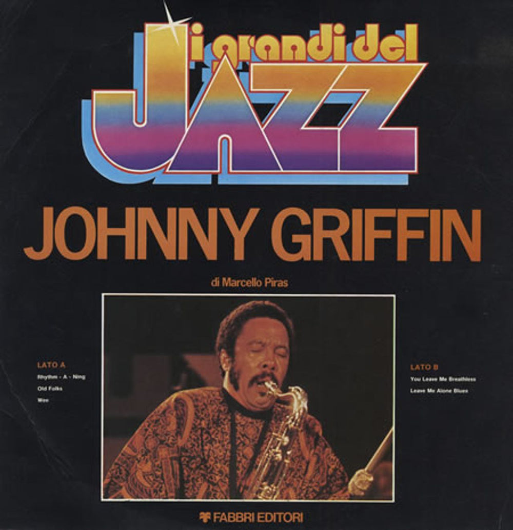 Johnny Griffin I Grandi Del Jazz #40 Italian vinyl LP album (LP record) GDJ-40