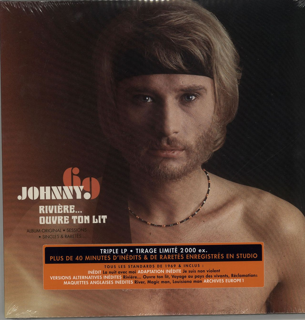 Johnny Hallyday Johnny 69 - Rivière... Ouvre Ton Lit - Sealed French 3-LP vinyl record set (Triple LP Album) 5390666