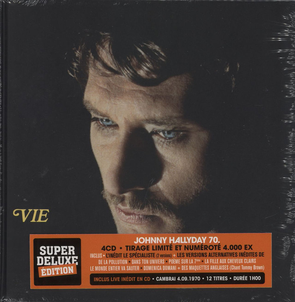 Johnny Hallyday Vie: Deluxe & Numbered Edition - Sealed French 4-CD album set 5394599